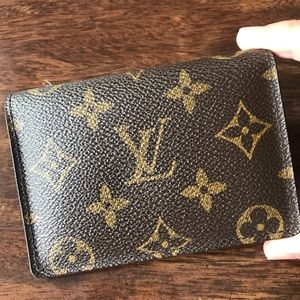 authentic louis vuitton card case wallet